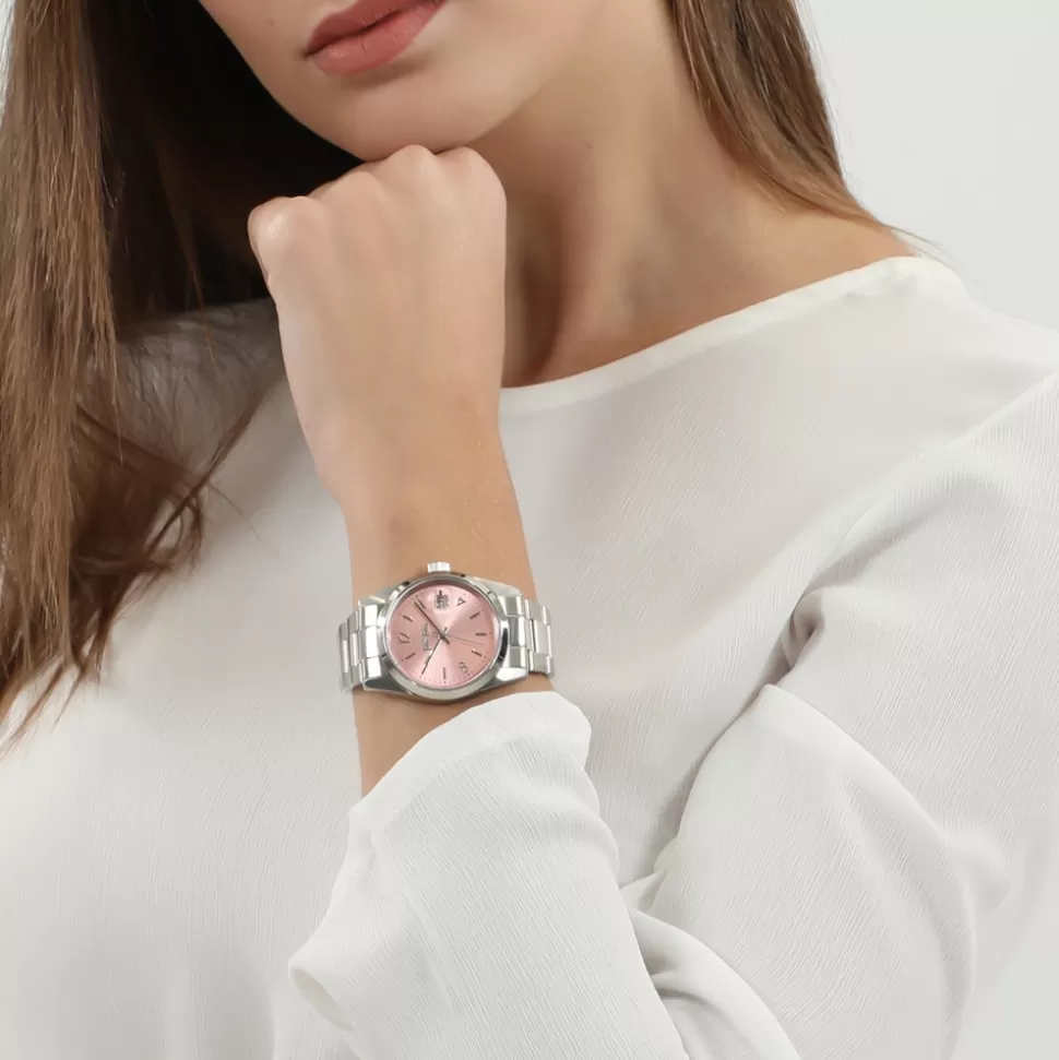 Women Folli Follie Bracelet^All Time Bracelet Watch With Small Case And Pink Dial