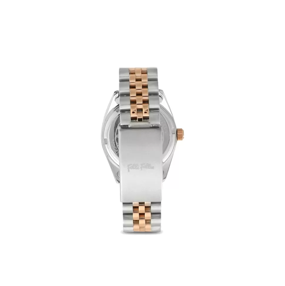 Women Folli Follie Bracelet^Eternally Mine Bi-Color Bracelet Watch With Gray Dial