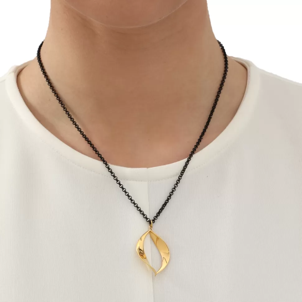 Women Folli Follie Necklaces^Flaming Soul Short Gun Color Necklace